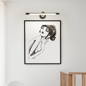 Bathroom IP44 Rated <b>LED</b> <b>Mirror</b> Wall Lamp 3000K/4000K/6000K Color Temp Modern Luxury Black Adjustable Design for Home Hotel Use - Product Image 4