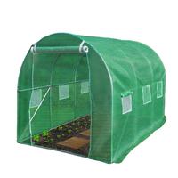 Serre tunnel en plastique PE 300x300x200 professionnelle de Chine, écologique, pour jardin, avec structure métallique traitée sous pression