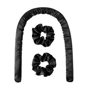 Diadema de satén en forma de U con juego de scrunchies para protección del cabello y uso diario - Product Image 1