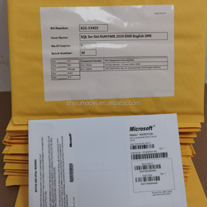 SQL Server 2019 Standard <span class=keywords><strong>DVD</strong></span> Pack Activation en ligne Version anglaise Garantie de six mois Expédition rapide - Product Image 2