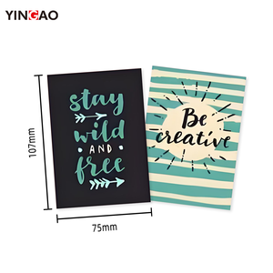 Tarjeta de Amor Personalizada para el Cuidado Personal Positivo, Acabado Brillante y Mate Colorido, Juego de Tarjetas Motivacionales para la Salud Mental, Tarjeta de Papel Copperplate - Product Image 6