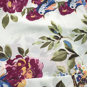 Flor tela de lana Impresión de hoja de cama mejor tela para hacer ropa de cama - Product Image 1