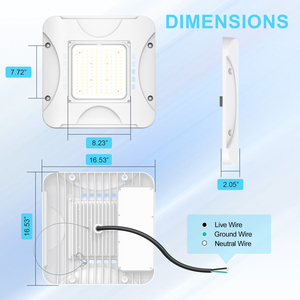 <span class=keywords><strong>Canopy</strong></span> chiếu sáng chúng tôi trong kho 150W/120W/90W thương mại chiếu sáng bãi đậu xe nhà để xe trạm xăng lịch thi đấu dẫn tán ánh sáng - Product Image 6