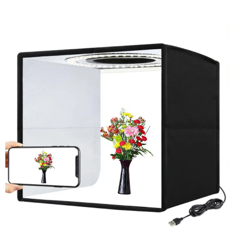 New Arrivals Photo Box PULUZ 40cm 16inch USB Soft Box Lighting Kit Portable Photo Studio Photo Light Box for Photography