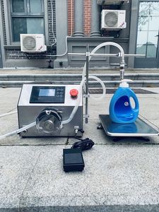 Pompe péristaltique résistante aux acides et aux alcalis, machine de remplissage quantitative semi-automatique étanche aux liquides pour colle, produits chimiques et solvants - Product Image 3