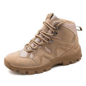 Bottes Montantes du Désert d'Extérieur Nouvelles, Rondes et Respirantes pour Forces Spéciales, Chaussures de Randonnée pour Hommes Adultes A3 - Product Image 1