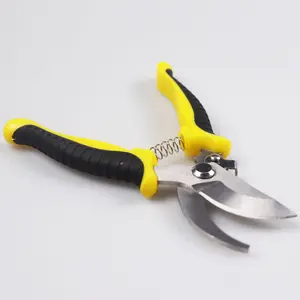 Non-slip Rubber Grip Handle Stainless Steel Garden Scissors Garden Pruning