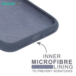 Custodia per cellulare in Silicone liquido a protezione completa Anti-goccia resistente all'usura perfetta per <span class=keywords><strong>iPhone</strong></span> <span class=keywords><strong>SE</strong></span> <span class=keywords><strong>2020</strong></span> - Product Image 3
