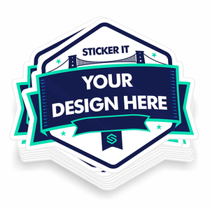 Custom personalizzato PVC fustelling adesivo negozio PP Packaging Bag personalizzato adesivo impermeabile con il proprio logo di Design - Product Image 1