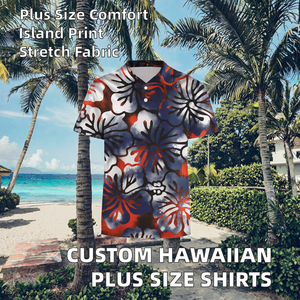 Custom Hawaiian Shirt Men Printed Short Sleeve Casual Polo Collar Summer Island Wear Plus Size - Product Image 2