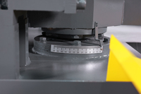 Scie à ruban hydraulique CNC 350x350mm pour métaux, 380V, robuste, pour la découpe industrielle des métaux