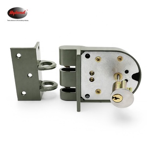 Loquet de nuit sud-américain F102 Tiger Lock <span class=keywords><strong>en</strong></span> alliage de zinc, <span class=keywords><strong>serrure</strong></span> de porte antivol avec clé pour la sécurité résidentielle, installation facile - Product Image 4