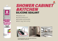 SOZEN-680 Mastic silicone acétique imperméable à forte adhérence pour l'étanchéité des cuisines et salles de bain, vente en gros, directement de SOZEN