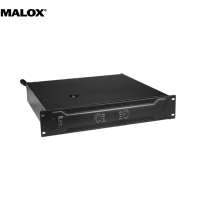 MALOX X-8 Profesyonel 2U 4 Kanallı 2x800W İki Seviyeli Güç Kaynağına Sahip Metal Ses Güç Amplifikatörü (KTV Subwoofer'lar için)