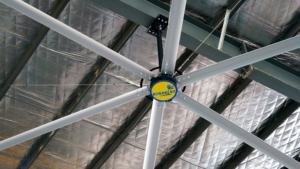 Ventilateur de plafond industriel robuste avec un débit d'air gigantesque, ventilateur HVLS commercial pour grands entrepôts - Product Image 2