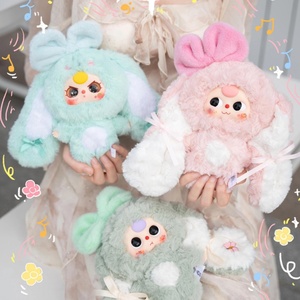 Nouvelle série officielle de peluches en vinyle Baby Three Little Rabbit's Return, boîte aveugle, ornements, poupées créatives pour cadeaux de Noël - Product Image 4