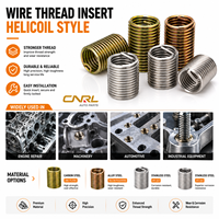 RuiLi Insert de filetage en fil d'acier inoxydable 304 DIN 8140, attaches hélicoïdales M6-M20, réparation de filetage, fournisseur en gros