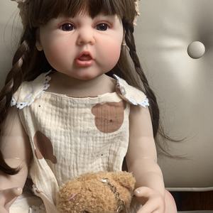Prix bas Noël Prix bas Reborn bébés poupées Silicone nouveau-né fille bébé poupées <span class=keywords><strong>qui</strong></span> ressemblent à de vrais bébés - Product Image 4