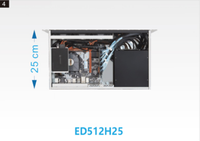 Patentiertes Produkt: MicroATX-Server 5U6U Kurzes Vollhöhen-Gehäuse für Grafikspeicher mit 12 Hot-Plug-Festplatten