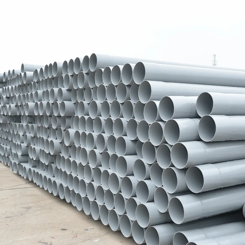 Low Price Customized Irrigation Drainage Pipe Plastic Water Pipe thin-walled UPVC tubes pipes