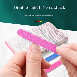 Lima de Uñas Personalizada de Doble Cara, Grano 100/180, Lavable, Herramientas de Manicura para Uso Profesional en Salón y Gel de Extensión de Uñas de Poli-Gel - Product Image 4