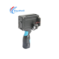 Impresora de inyección de tinta portátil de mano con correa, 12.7mm, alimentada por batería, alta velocidad, Wi-Fi, todo en uno, para tarjetas, huevos y tubos, automática, 600dpi