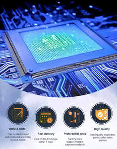PCB multicouche à haute teneur en composants liquides (TG) - Prototype professionnel - Fabrication en série - Service OEM - Sunsoar pour applications d'amplification médicale - Plomb - Product Image 6