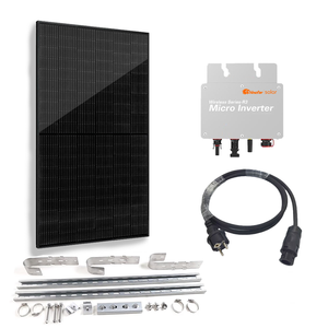 Para Shinefar 600W/700W On-Grid Mini Sistema Solar Plug Play balcón jardín Micro inversor Panel de silicio monocristalino para el hogar - Product Image 1