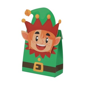 Bolsas <span class=keywords><strong>de</strong></span> Regalo <span class=keywords><strong>de</strong></span> Papel con Personajes Navideños, Bolsas <span class=keywords><strong>de</strong></span> Regalo 3D con Diseño <span class=keywords><strong>de</strong></span> Papá Noel, Muñeco <span class=keywords><strong>de</strong></span> Nieve, Duende y Reno para Niños, Bolsas para Dulces y Recuerdos <span class=keywords><strong>de</strong></span> Fiesta - Product Image 3