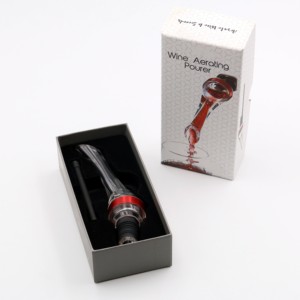 Aérateur portable et durable pour bouteilles et carafes à vin, en acrylique + silicone transparent, améliore la saveur du vin rouge - Product Image 5