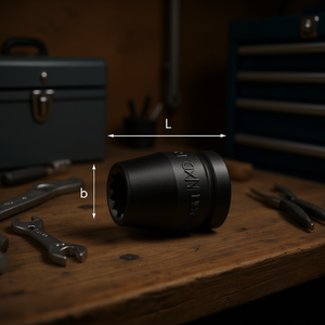 Douille 235 3/4 Mn Taille de l'axe d'entraînement L Longueur B Diamètre - Product Image 3