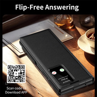 Funda Protectora de Cuero PU Resistente para Samsung Galaxy Z Fold 7/Fold 6/5, Protección Completa Contra Caídas, Antihuellas y Antideslizante