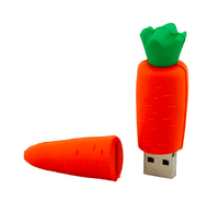 Clé USB personnalisée en forme de légumes et de fruits (carotte, tomate, arachide, maïs) – Cadeau promotionnel original