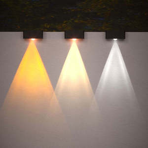 Led năng lượng mặt trời đèn tường cho vườn hàng rào cầu thang trang trí chiếu sáng ngoài trời không thấm nước đánh giá cảnh quan năng lượng mặt trời đèn tường - Product Image 4