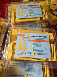 Tapones <span class=keywords><strong>de</strong></span> Servicio para Aceite Hidráulico, Paquete Múltiple, Tapones <span class=keywords><strong>de</strong></span> Goma Antigoteo para Mangueras - Product Image 1