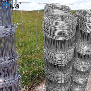 Regang tinggi kawat tenun galvanis gulung pagar bidang untuk kambing, babi, sapi domba, pagar kawat pertanian pagar kuda - Product Image 2