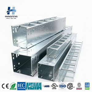 Bandeja Portacables Galvanizada por Inmersión en Caliente de 50mm, 100mm, 150mm, 200mm, 300mm, 600mm para Proyectos de Fábrica, Alta Capacidad de Carga - Product Image 1