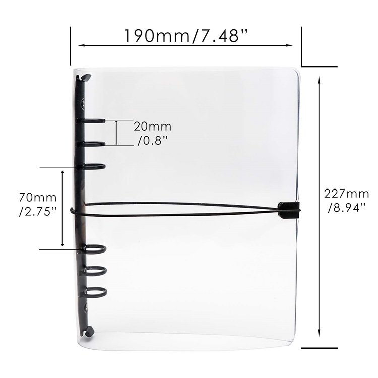Transparente A5 - 8.94" x 7.48" - (227mm x 190mm)