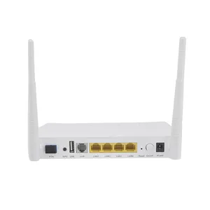 Liquidazione XPON Dual Band Wifi ONU 4ge + 1tel + 2.4G e 5.8G WiFi antenna esterna GPON/EPON ONT Mall Router Modem