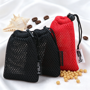 Bolsa de Malla de Nailon Personalizada con Cordón, Multicolor, Transpirable, para Joyería, Cosméticos, Regalos, Reutilizable, para Artículos de Aseo - Product Image 3