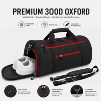 Sac de transport léger, imperméable et durable pour tapis de yoga avec séparation sec/humide, multi-poches, idéal pour le Pilates, le fitness, l'entraînement et les voyages