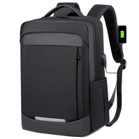Marksman Mochila para ordenador portátil de 17 pulgadas Bolsa DE ORDENADOR DE NEGOCIOS antirrobo personalizada Puerto de carga USB Oxford impermeable Promocional de fábrica