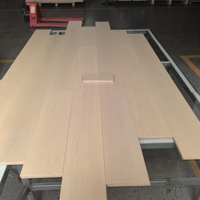 Parquet en chêne européen naturel blanc massif, bois véritable, pour intérieur, parquet contrecollé en bois dur