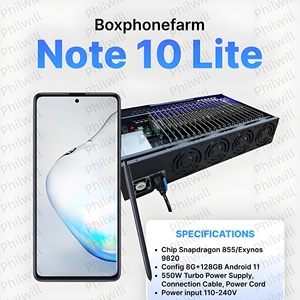 Farm Box para <span class=keywords><strong>Samsung</strong></span> <span class=keywords><strong>Galaxy</strong></span> Note10 Lite Motherboard Box Granja De Teléfonos Android Caja De Ranja De Bots Para Redes Sociales - Product Image 6