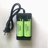 Chargeur de batterie Li-ion à double fente, spécialement conçu pour les batteries au lithium 18650 26650 3.7V, charge intelligente, protection contre les surcharges et les surtensions