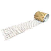 Lámina de Luz LED RGBW de 60W por Metro, Panel Flexible de 10 Metros Cortable, Alto CRI 90, Clasificación IP para Iluminación de Grandes Áreas