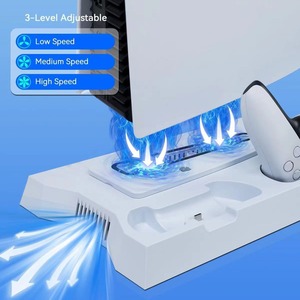 Base de Refrigeración Multifunción para PS5 PRO Slim con Ventilador DE UHD, Nueva Generación de Ventiladores, Controlador de Carga, Accesorios para Juegos - Product Image 2