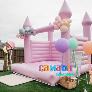 Ngoài trời PVC Pastel màu Hồng Thương mại trẻ em <span class=keywords><strong>Inflatable</strong></span> Đảng nhảy Mini Jumper bouncy lâu đài nhà bị trả lại <span class=keywords><strong>Inflatable</strong></span> - Product Image 2