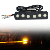 Barre lumineuse LED arrière multifonctionnelle pour camion, ultra-mince, 7 pouces, barre lumineuse arrière pour camion
