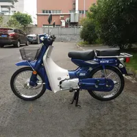 Motocicleta de cuatro tiempos para adultos, scooter de 110cc, luz para deportes, coche de gasolina, mini bicicleta